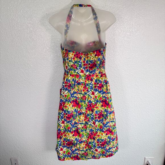 Anthropologie Girls From Savoy Dress Womens 6 Floral Sundress Retro Rockabilly - Picture 2 of 12